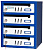 ЯПС-3 ящик почтовый секционный (4 секции) изображение